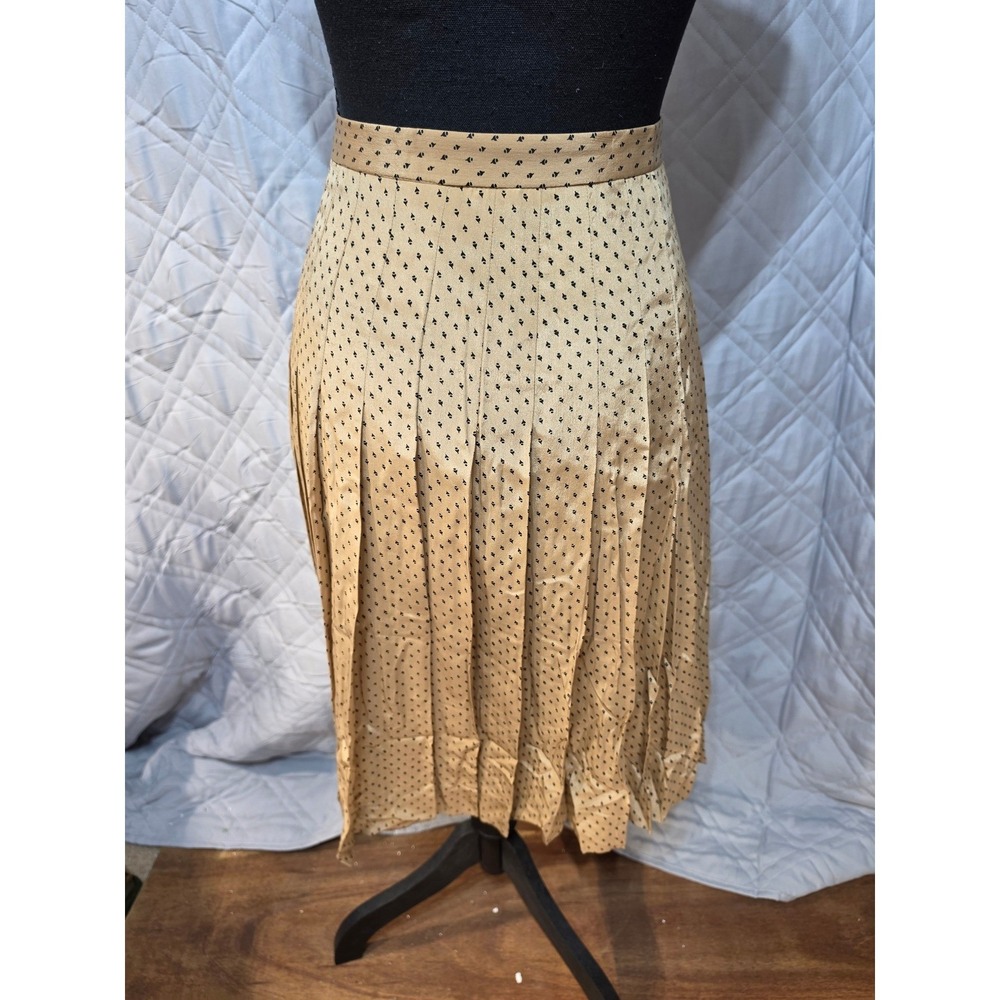 David Hayes Saks Fifth Avenue Vintage 3-Piece Skirt Suit Set Tan Black Size 4 - Picture 6 of 16